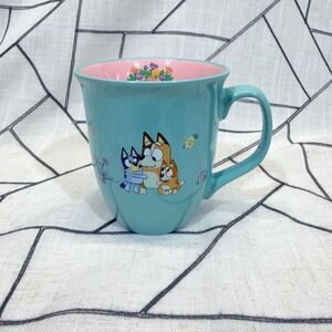 Zak Bluey Coffee Mug 15oz Teal Mom Is Way More Fun Chilli Bingo Floral Ceramic
